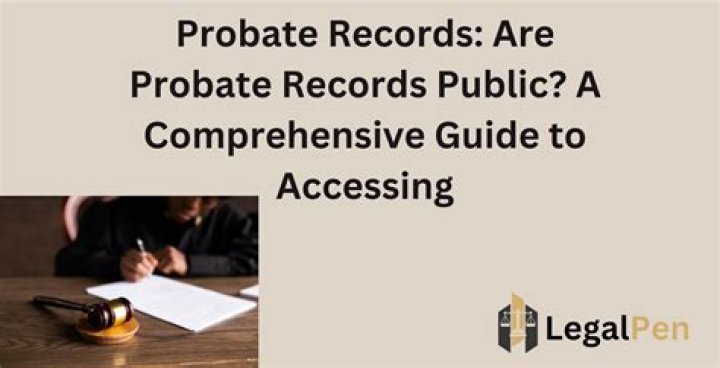 Are probate records public in Virginia?