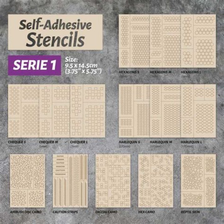 Are self adhesive stencils reusable?