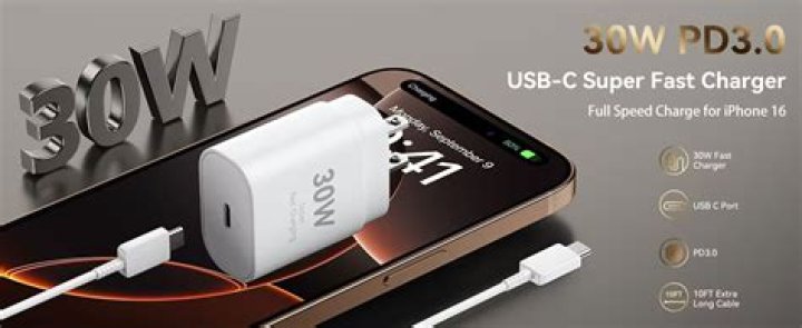 Can I use 30W charger for iPhone?