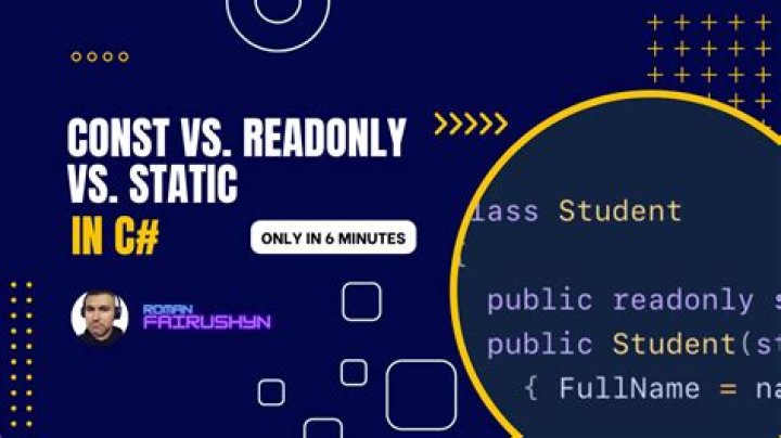 Can readonly be static in C#?