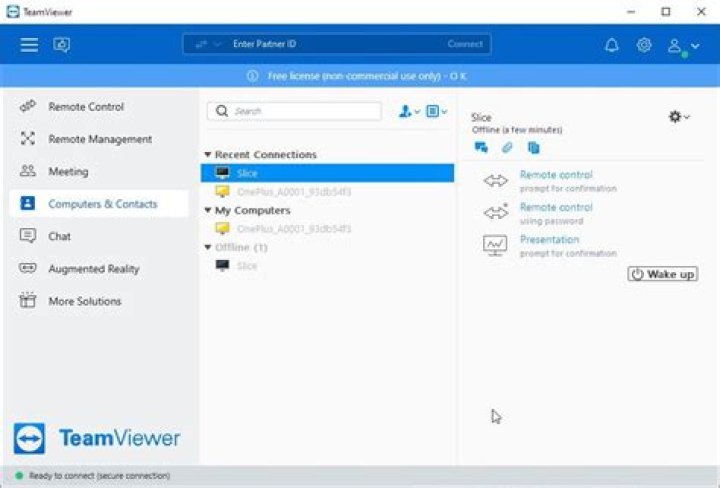 Can TeamViewer connect to VNC?