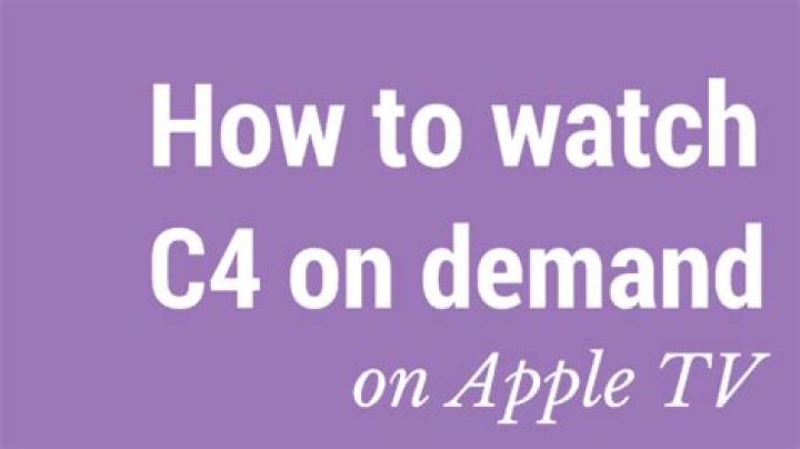 Can you get 4OD on Apple TV?