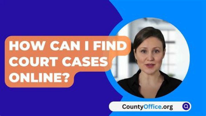 Can you look up court cases in Ohio?