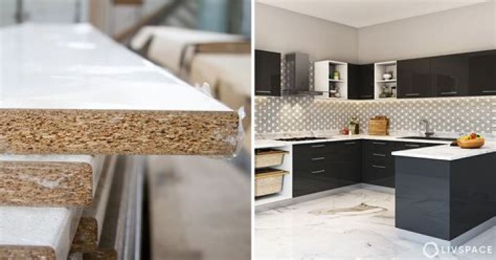 Can you use particle board for countertops?