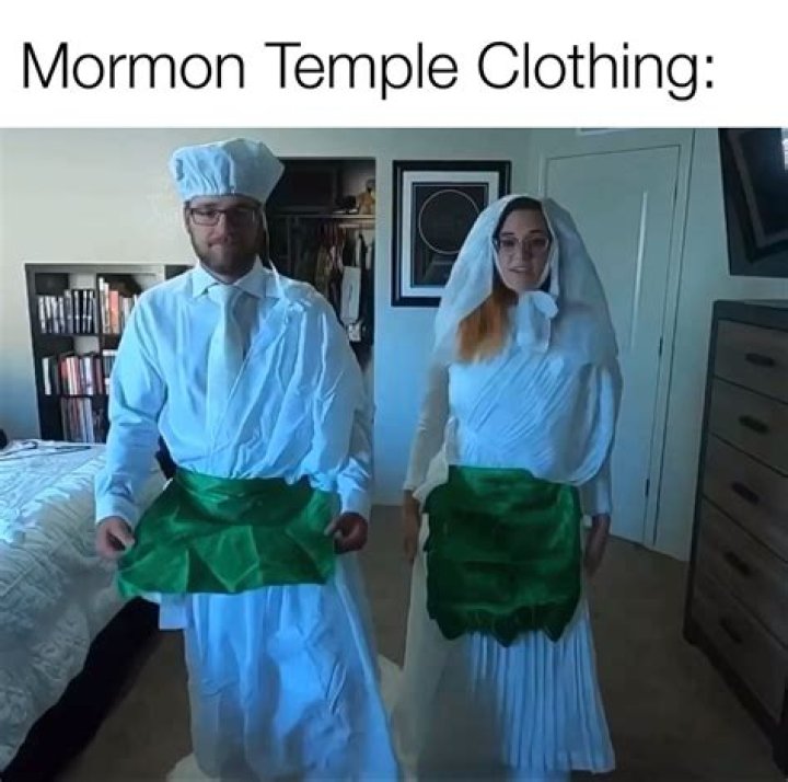 Do Mormons get naked at their weddings?