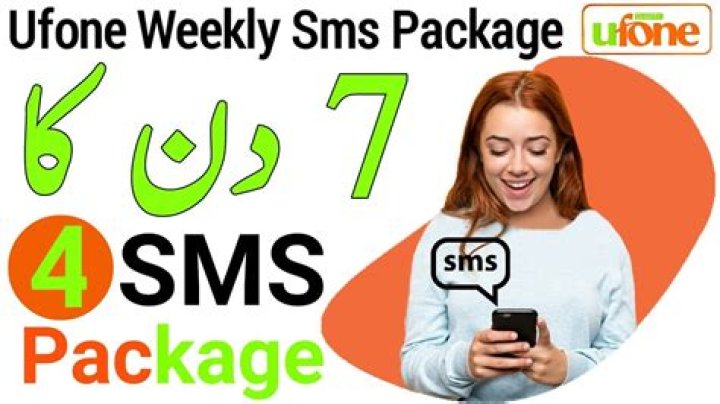 How can I get ufone weekly SMS package?