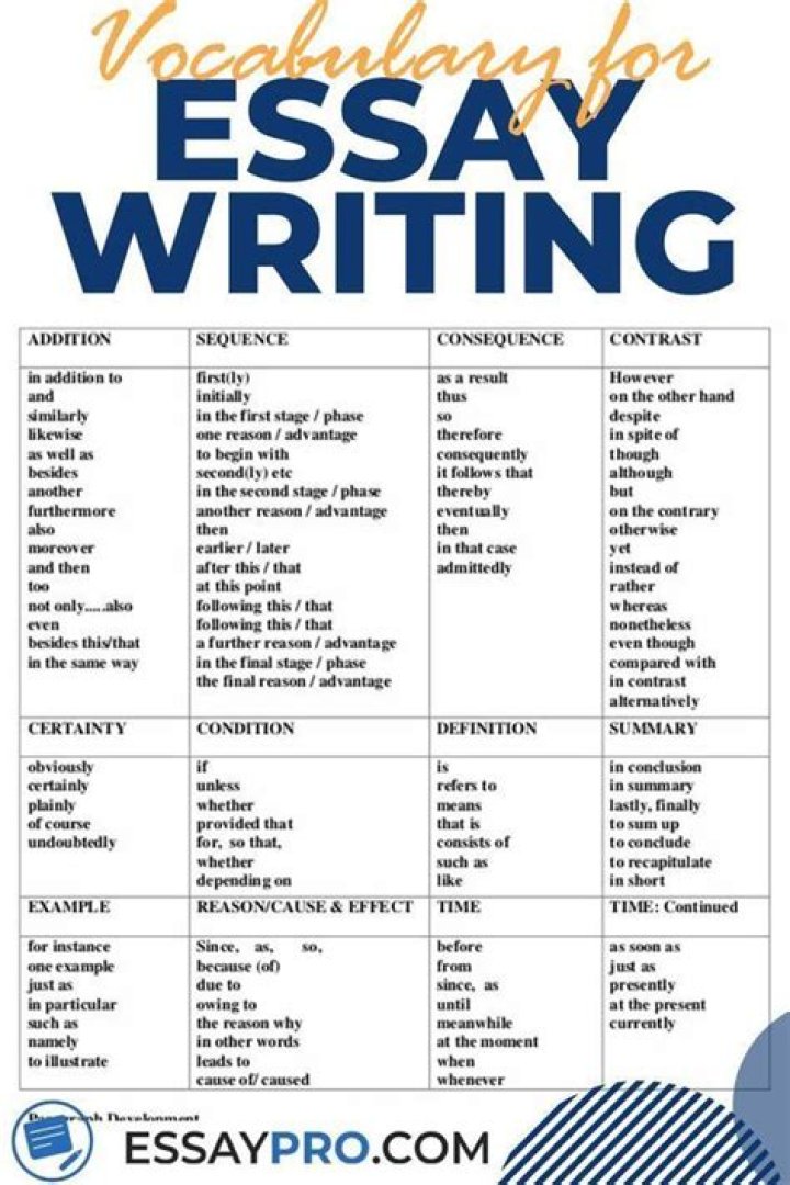 How can I improve my essay vocabulary?