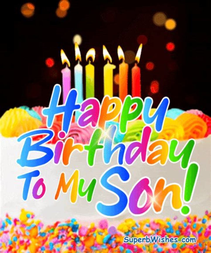 How can I wish happy birthday to my son?