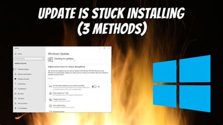 How do I fix a stuck Windows 10 installation?