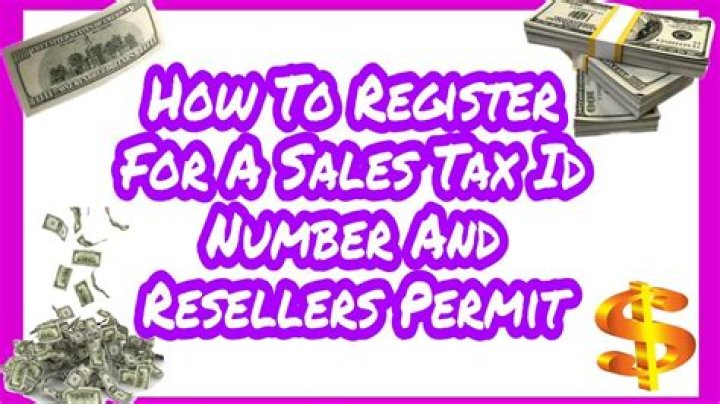 How do I get a resale tax ID?