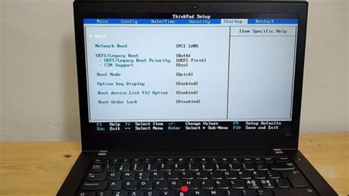 How do I get into BIOS on Lenovo ThinkPad?