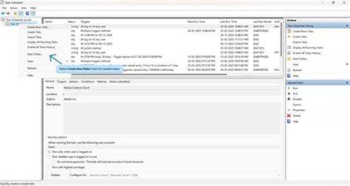 How do I grant permission to run a scheduled task?