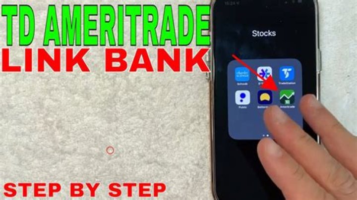 How do I link my TD Ameritrade Advisor client to my bank account?
