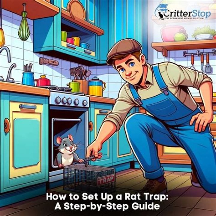 How do you set up a rat trap predator?