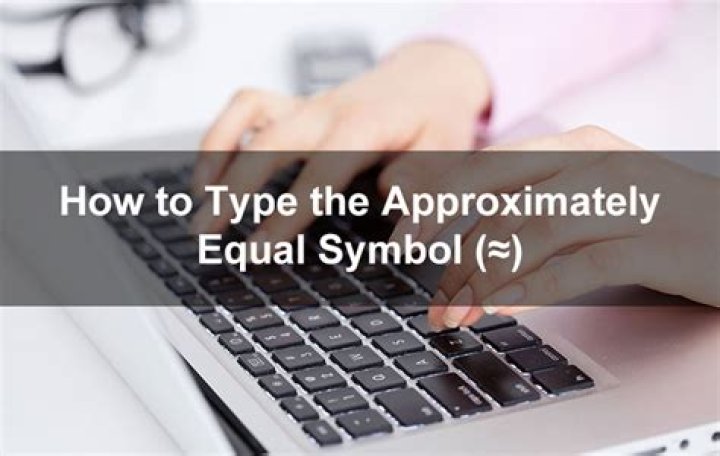 How do you type approximately in LaTeX?