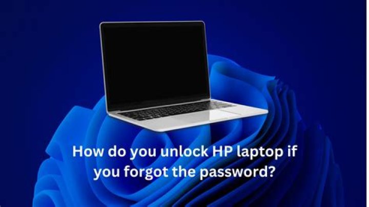 How do you unlock a laptop if you forgot the password?
