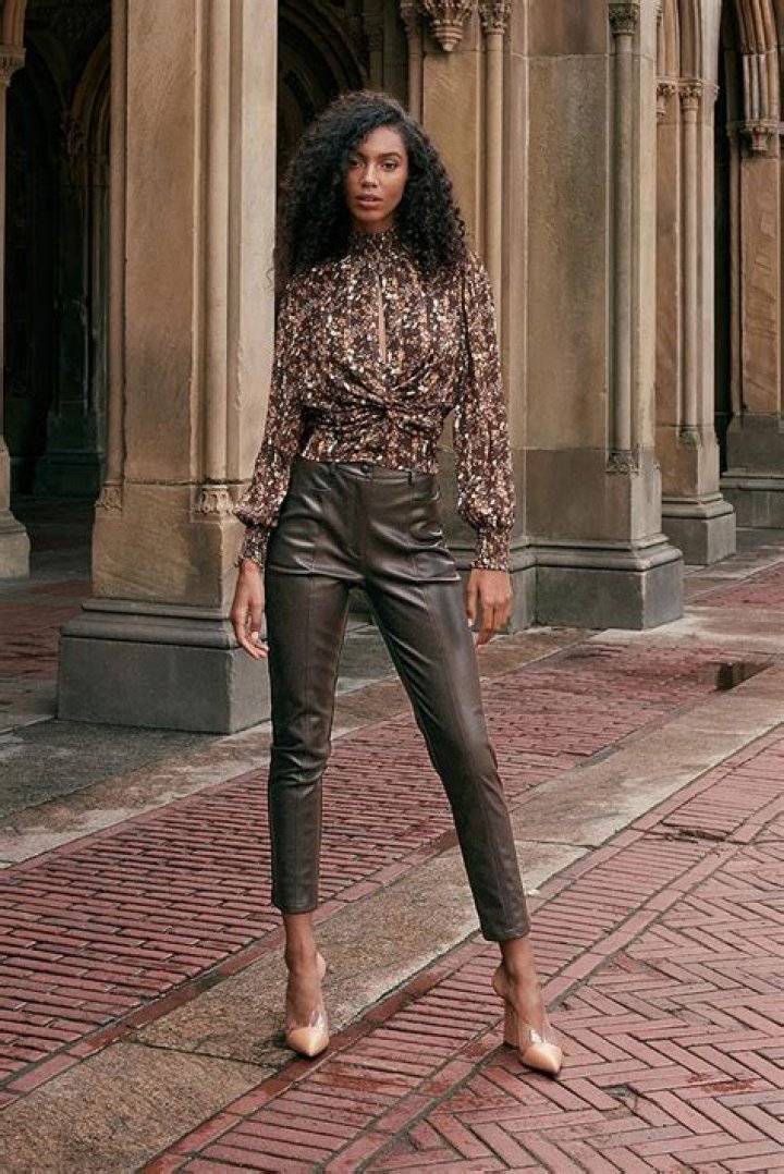 How do you wear leather trousers casually?