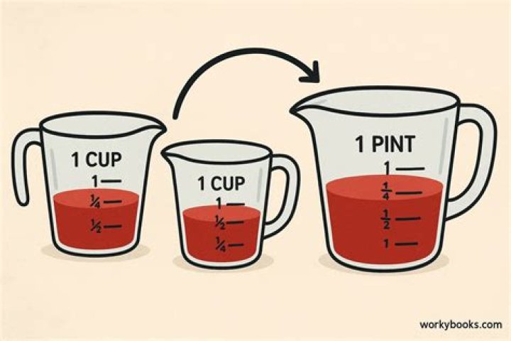 How many cups are in 3 pints of water?