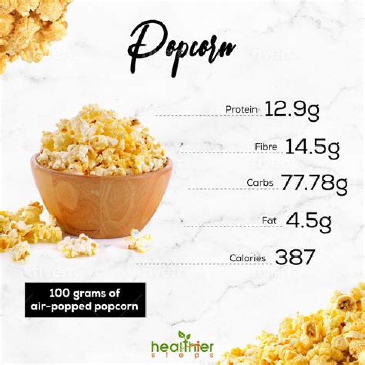 How many quarts are in a bag of popped popcorn?