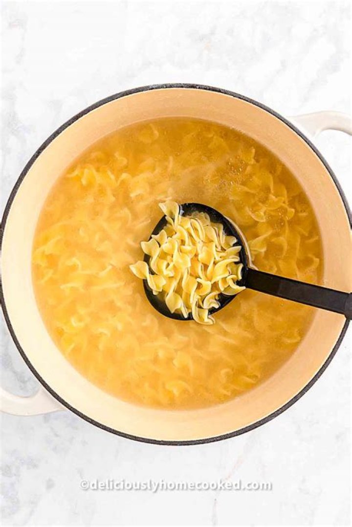 How much does 1 cup dry egg noodles make cooked?