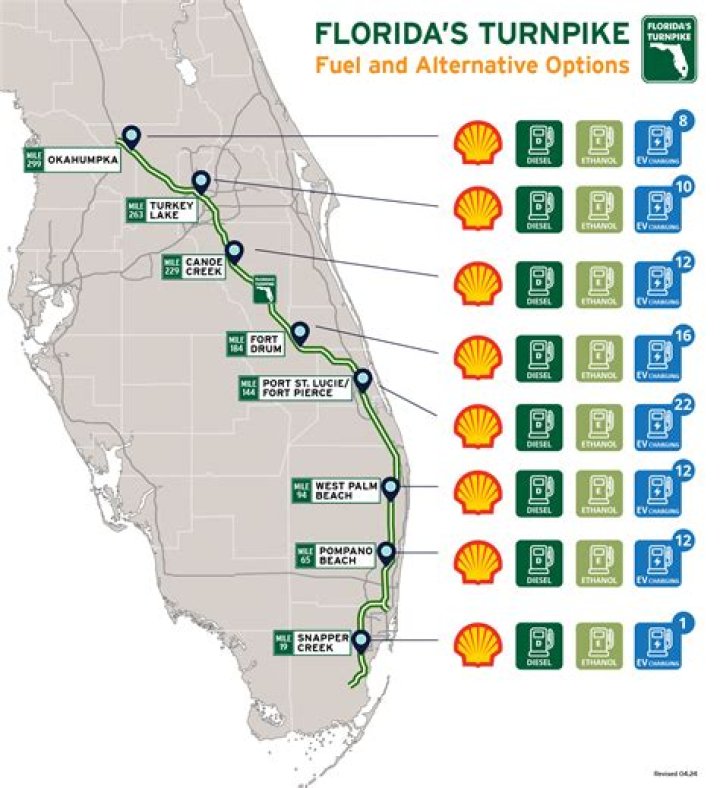 How much does the Florida Turnpike cost?