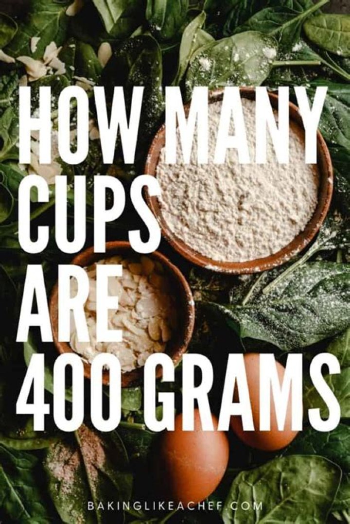 How much is 400grams in a cup?
