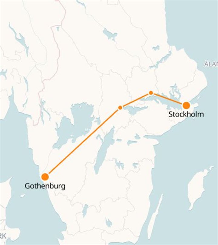 How much is the train from Stockholm to Gothenburg?