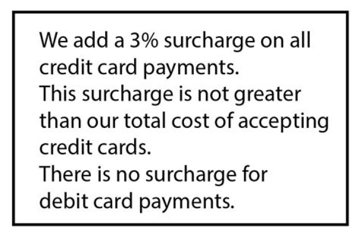 Is it against the law to charge for card payments?