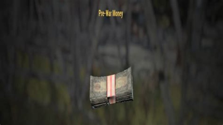 Is Pre-War money worth anything Fallout 4?