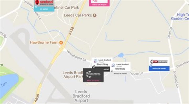 Is there free parking at Leeds Bradford airport?