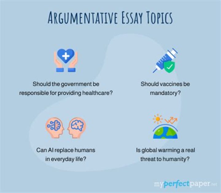 What are good topics for an argumentative research paper?