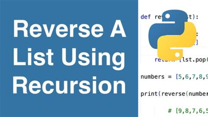 What are recursive lists?