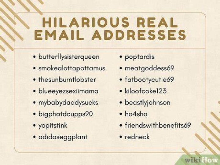 What are some fake email addresses?