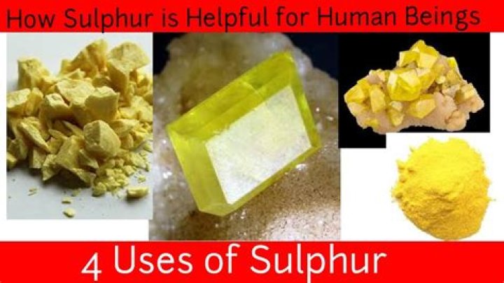 What are the main uses of sulphur?