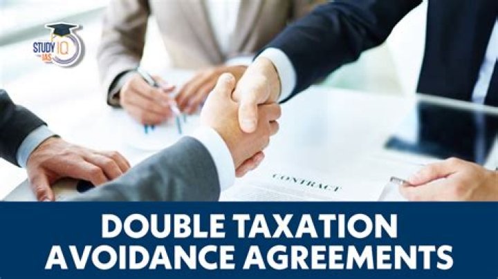 What are the objectives of a modern double tax agreement?