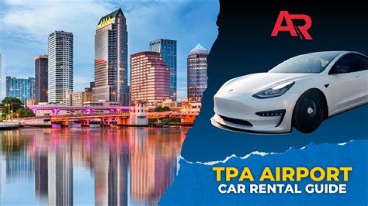 What car rental companies are in the terminal at TPA?