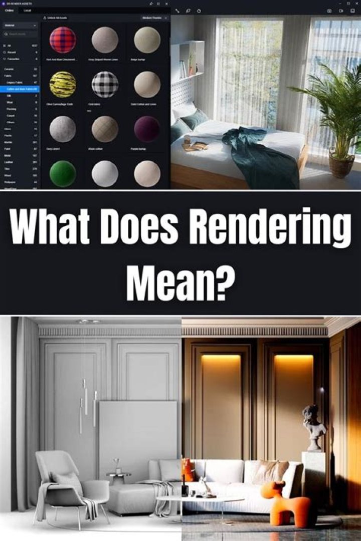 What does rendering mean in AE?