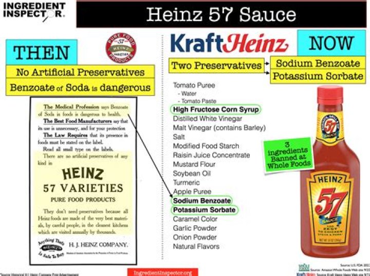 What does the 57 mean in Heinz 57 Ketchup?