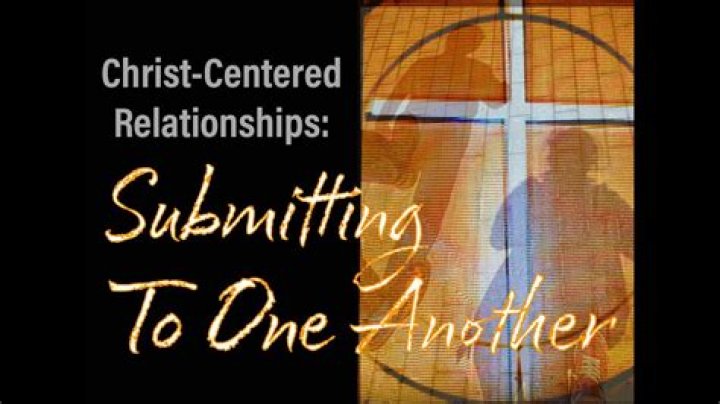 What does the Bible say about submitting to one another?