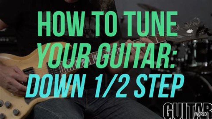 What does tune 1/2 Step Down mean?