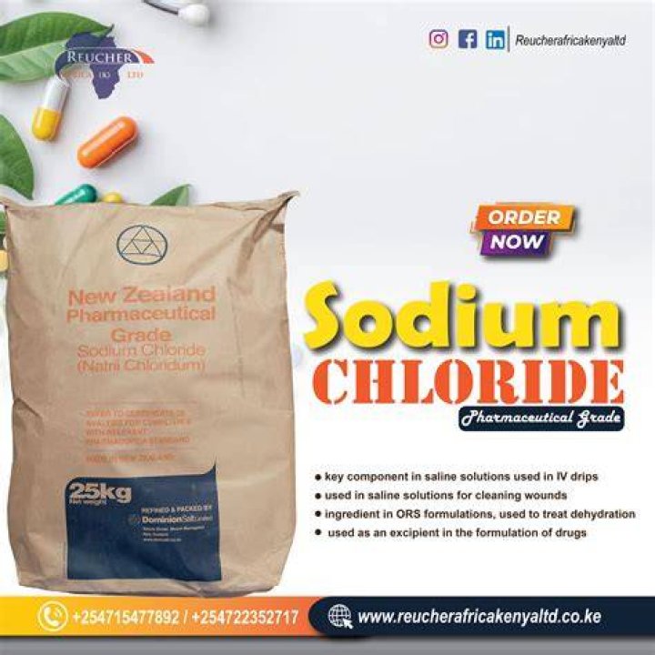 What drug class is sodium chloride?