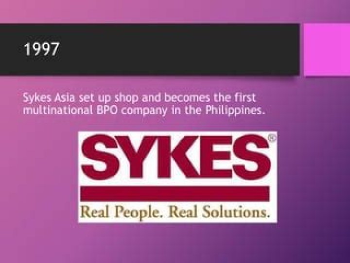 What happened SYKES BPO?