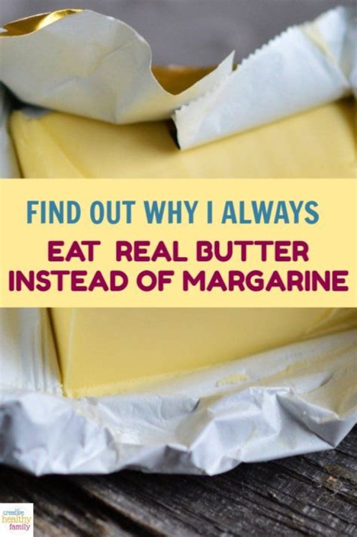 What happens if I use margarine instead of butter?