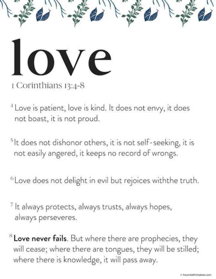 What is 1 Corinthians 13 the love chapter about?
