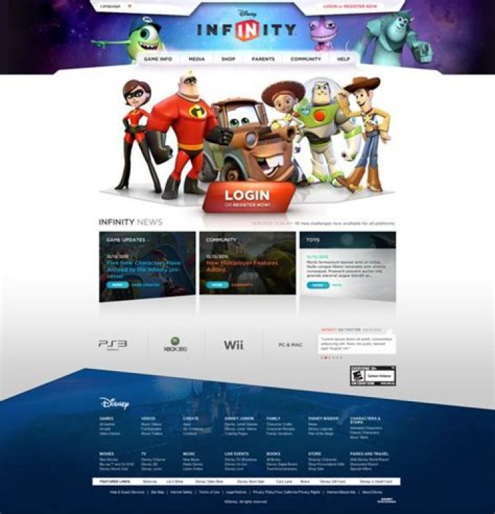 What is a Disney Infinity Web code?