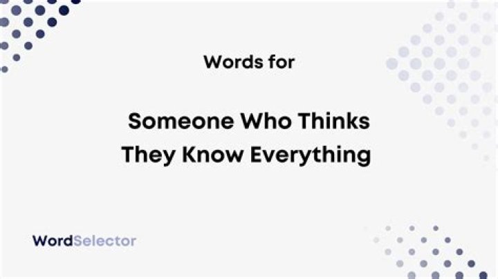 What is a word for someone who thinks highly of themselves?