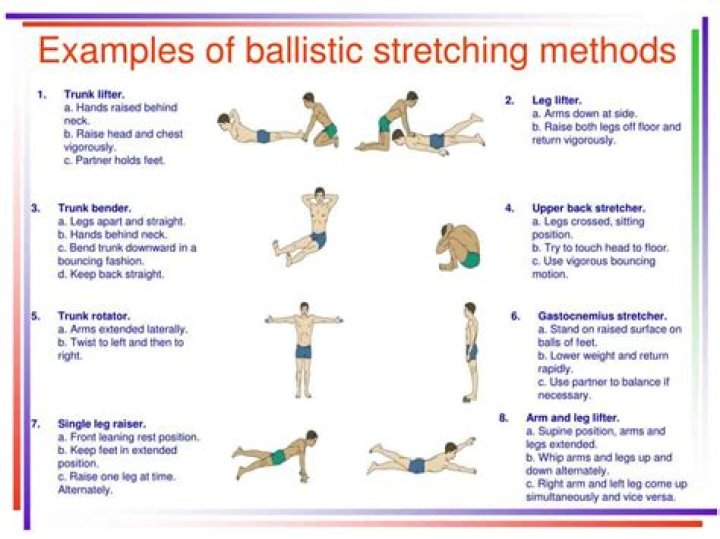 What is ballistic stretching and why is it harmful?
