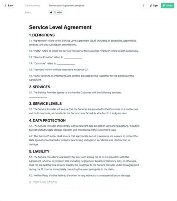 What is legal service agreement?