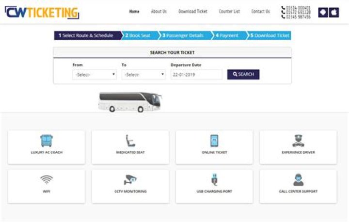 What is online bus ticketing system?