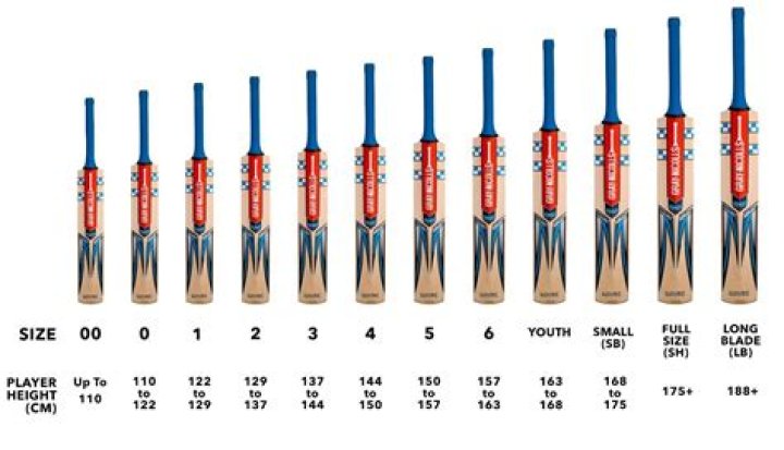 What is standard size of cricket bat?